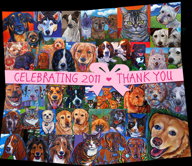 Pet Portraits of 2011 ~ Thank You