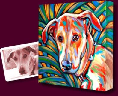 Doggonit Art: Pet Portraits by San Diego artist Marna Schindler