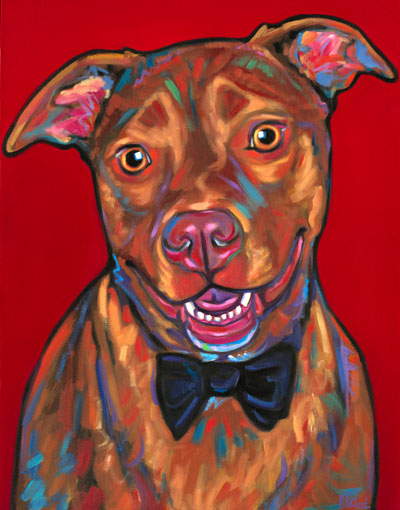 Cain, 30x40 pet portrait