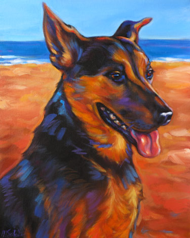 Indy Pet Portrait Commission