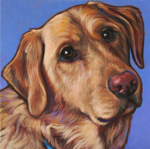 Memorial Pet portrait of Kenny, from Coronado CA