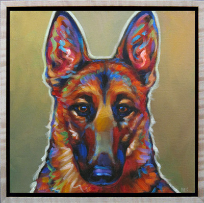 Lucy, pet portrait of Beloved German Shepherd living in San Diego, CA
