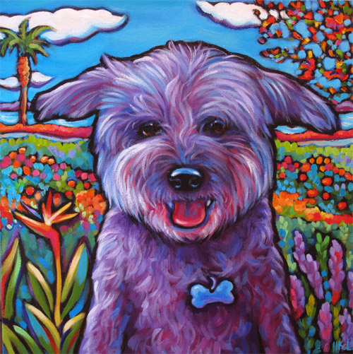 Memorial Pet Portrait of Mittens, from San Diego, CA