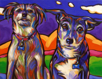 Charlie and Maddie, January 2008