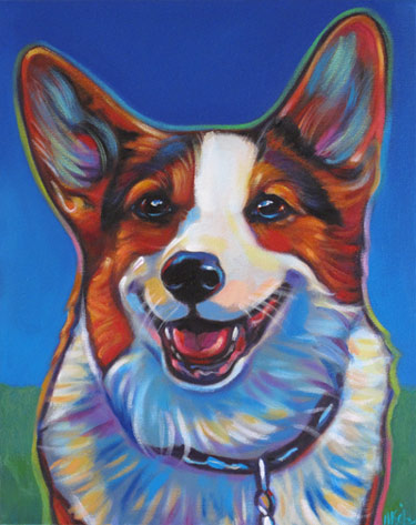 Chipper Commissioned Pet Portrait